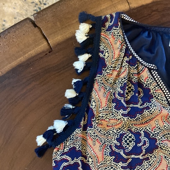 THML Floral Mini Tunic Sleeveless Dress/ Size XS - Picture 3 of 5